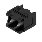 Złącze wtykowe do PCB (przyłącze płytki), 320 V, 24 A, Raster w mm: 5.08, Liczba biegunów: 2, Połączenie lutowane THR, skrzynia, SL 5.08HC/02/90B 3.2SN BK BX