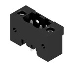 Złącze wtykowe do PCB (przyłącze płytki), 320 V, 24 A, Raster w mm: 5.08, Liczba biegunów: 2, Połączenie lutowane THR, skrzynia, SL 5.08HC/02/180F 3.2SN BK BX