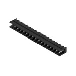 Złącze wtykowe do PCB (przyłącze płytki), 320 V, 24 A, Raster w mm: 5.08, Liczba biegunów: 17, Połączenie lutowane THR, skrzynia, SL 5.08HC/17/90 3.2SN BK BX
