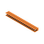 Złącze wtykowe do PCB (przyłącze płytki), 320 V, 24 A, Raster w mm: 5.08, Liczba biegunów: 19, Połączenie lutowane THR, skrzynia, SL 5.08HC/19/90 3.2SN OR BX