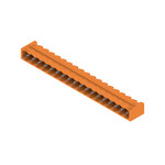 Złącze wtykowe do PCB (przyłącze płytki), 320 V, 24 A, Raster w mm: 5.08, Liczba biegunów: 18, Połączenie lutowane THR, skrzynia, SL 5.08HC/18/90G 3.2SN OR BX