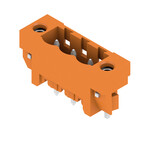 Złącze wtykowe do PCB (przyłącze płytki), 320 V, 24 A, Raster w mm: 5.08, Liczba biegunów: 3, Połączenie lutowane THR, skrzynia, SL 5.08HC/03/180LF 3.2SN OR BX