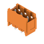 Złącze wtykowe do PCB (przyłącze płytki), 320 V, 24 A, Raster w mm: 5.08, Liczba biegunów: 3, Połączenie lutowane THR, skrzynia, SL 5.08HC/03/180B 3.2SN OR BX