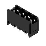 Złącze wtykowe do PCB (przyłącze płytki), 320 V, 24 A, Raster w mm: 5.08, Liczba biegunów: 4, Połączenie lutowane THR, skrzynia, SL 5.08HC/04/180B 3.2SN BK BX