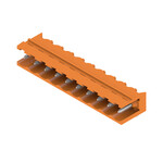 Złącze wtykowe do PCB (przyłącze płytki), 320 V, 24 A, Raster w mm: 5.08, Liczba biegunów: 10, Połączenie lutowane THR, skrzynia, SL 5.08HC/10/90 3.2SN OR BX