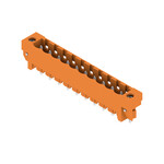 Złącze wtykowe do PCB (przyłącze płytki), 320 V, 24 A, Raster w mm: 5.08, Liczba biegunów: 10, Połączenie lutowane THR, skrzynia, SL 5.08HC/10/180LF 3.2SN OR BX