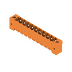 Złącze wtykowe do PCB (przyłącze płytki), 320 V, 24 A, Raster w mm: 5.08, Liczba biegunów: 10, Połączenie lutowane THR, skrzynia, SL 5.08HC/10/180F 3.2SN OR BX