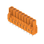 Złącze wtykowe do PCB (przyłącze płytki), 320 V, 23 A, Raster w mm: 5.08, Liczba biegunów: 9, Połączenie lutowane THR, skrzynia, BLL 5.08/09/180B 3.2SN OR BX