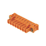 Złącze wtykowe do PCB (przyłącze płytki), 320 V, 23 A, Raster w mm: 5.08, Liczba biegunów: 8, Połączenie lutowane THR, skrzynia, BLL 5.08/08/90FI 3.2SN OR BX