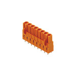 Złącze wtykowe do PCB (przyłącze płytki), 320 V, 23 A, Raster w mm: 5.08, Liczba biegunów: 8, Połączenie lutowane THR, skrzynia, BLL 5.08/08/180 3.2 SN OR BX