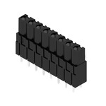 Złącze wtykowe do PCB (przyłącze płytki), 320 V, 23 A, Raster w mm: 5.08, Liczba biegunów: 8, Połączenie lutowane THR, skrzynia, BLL 5.00/08/180 4.5SN BK BX