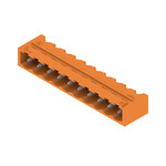 Złącze wtykowe do PCB (przyłącze płytki), 320 V, 24 A, Raster w mm: 5.08, Liczba biegunów: 10, Połączenie lutowane THR, skrzynia, SL 5.08HC/10/90G 3.2SN OR BX