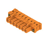 Złącze wtykowe do PCB (przyłącze płytki), 320 V, 23 A, Raster w mm: 5.08, Liczba biegunów: 7, Połączenie lutowane THR, skrzynia, BLL 5.08/07/90FI 3.2SN OR BX