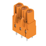 Złącze wtykowe do PCB (przyłącze płytki), 320 V, 23 A, Raster w mm: 5.08, Liczba biegunów: 3, Połączenie lutowane THR, skrzynia, BLL 5.08/03/180 3.2 SN OR BX