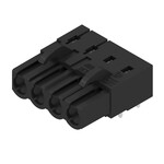 Złącze wtykowe do PCB (przyłącze płytki), 320 V, 23 A, Raster w mm: 5.08, Liczba biegunów: 4, Połączenie lutowane THR, skrzynia, BLL 5.08/04/90 3.2 SN BK BX