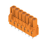 Złącze wtykowe do PCB (przyłącze płytki), 320 V, 23 A, Raster w mm: 5.08, Liczba biegunów: 7, Połączenie lutowane THR, skrzynia, BLL 5.08/07/180B 3.2SN OR BX