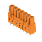 Złącze wtykowe do PCB (przyłącze płytki), 320 V, 23 A, Raster w mm: 5.08, Liczba biegunów: 7, Połączenie lutowane THR, skrzynia, BLL 5.08/07/180 3.2 SN OR BX