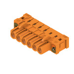 Złącze wtykowe do PCB (przyłącze płytki), 320 V, 23 A, Raster w mm: 5.08, Liczba biegunów: 6, Połączenie lutowane THR, skrzynia, BLL 5.08/06/90FI 3.2SN OR BX