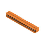 Złącze wtykowe do PCB (przyłącze płytki), 320 V, 24 A, Raster w mm: 5.08, Liczba biegunów: 15, Połączenie lutowane THR, skrzynia, SL 5.08HC/15/90B 3.2SN OR BX