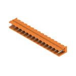 Złącze wtykowe do PCB (przyłącze płytki), 320 V, 24 A, Raster w mm: 5.08, Liczba biegunów: 15, Połączenie lutowane THR, skrzynia, SL 5.08HC/15/90 3.2SN OR BX