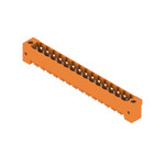 Złącze wtykowe do PCB (przyłącze płytki), 320 V, 24 A, Raster w mm: 5.08, Liczba biegunów: 15, Połączenie lutowane THR, skrzynia, SL 5.08HC/15/180F 3.2SN OR BX