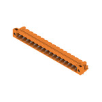Złącze wtykowe do PCB (przyłącze płytki), 320 V, 24 A, Raster w mm: 5.08, Liczba biegunów: 16, Połączenie lutowane THR, skrzynia, SL 5.08HC/16/90LF 3.2SN OR BX