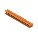 Złącze wtykowe do PCB (przyłącze płytki), 320 V, 24 A, Raster w mm: 5.08, Liczba biegunów: 16, Połączenie lutowane THR, skrzynia, SL 5.08HC/16/90 3.2SN OR BX