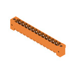 Złącze wtykowe do PCB (przyłącze płytki), 320 V, 24 A, Raster w mm: 5.08, Liczba biegunów: 13, Połączenie lutowane THR, skrzynia, SL 5.08HC/13/180F 3.2SN OR BX