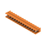 Złącze wtykowe do PCB (przyłącze płytki), 320 V, 24 A, Raster w mm: 5.08, Liczba biegunów: 14, Połączenie lutowane THR, skrzynia, SL 5.08HC/14/90 3.2SN OR BX