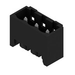 Złącze wtykowe do PCB (przyłącze płytki), 320 V, 27.5 A, Raster w mm: 5.08, Liczba biegunów: 3, Połączenie lutowane THT/THR, skrzynia, SL-SMT 5.08HC/03/180G 1.5SN BK BX