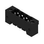 Złącze wtykowe do PCB (przyłącze płytki), 320 V, 27.5 A, Raster w mm: 5.08, Liczba biegunów: 4, Połączenie lutowane THT/THR, skrzynia, SL-SMT 5.08HC/04/180F 1.5SN BK BX