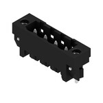 Złącze wtykowe do PCB (przyłącze płytki), 320 V, 27.5 A, Raster w mm: 5.08, Liczba biegunów: 4, Połączenie lutowane THT/THR, skrzynia, SL-SMT 5.08HC/04/180LF 1.5SN BK BX