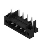 Złącze wtykowe do PCB (przyłącze płytki), 320 V, 27.5 A, Raster w mm: 5.08, Liczba biegunów: 4, Połączenie lutowane THT/THR, skrzynia, SL-SMT 5.08HC/04/270FH 3.2SN BK BX