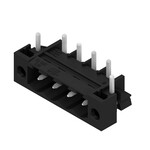 Złącze wtykowe do PCB (przyłącze płytki), 320 V, 27.5 A, Raster w mm: 5.08, Liczba biegunów: 4, Połączenie lutowane THT/THR, skrzynia, SL-SMT 5.08HC/04/270FL 3.2SN BK BX