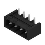 Złącze wtykowe do PCB (przyłącze płytki), 320 V, 27.5 A, Raster w mm: 5.08, Liczba biegunów: 4, Połączenie lutowane THT/THR, skrzynia, SL-SMT 5.08HC/04/270GL 3.2SN BK BX