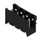 Złącze wtykowe do PCB (przyłącze płytki), 320 V, 27.5 A, Raster w mm: 5.08, Liczba biegunów: 4, Połączenie lutowane THT/THR, skrzynia, SL-SMT 5.08HC/04/180 1.5SN BK BX