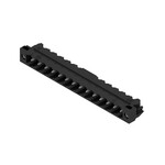 Złącze wtykowe do PCB (przyłącze płytki), 320 V, 27.5 A, Raster w mm: 5.08, Liczba biegunów: 14, Połączenie lutowane THT/THR, skrzynia, SL-SMT 5.08HC/14/90LF 1.5SN BK BX