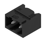 Złącze wtykowe do PCB (przyłącze płytki), 320 V, 27.5 A, Raster w mm: 5.08, Liczba biegunów: 2, Połączenie lutowane THT/THR, skrzynia, SL-SMT 5.08HC/02/90G 3.2SN BK BX