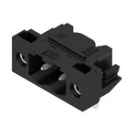 Złącze wtykowe do PCB (przyłącze płytki), 320 V, 27.5 A, Raster w mm: 5.08, Liczba biegunów: 2, Połączenie lutowane THT/THR, skrzynia, SL-SMT 5.08HC/02/90LF 3.2SN BK BX