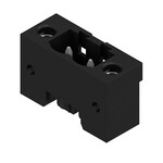 Złącze wtykowe do PCB (przyłącze płytki), 320 V, 27.5 A, Raster w mm: 5.08, Liczba biegunów: 2, Połączenie lutowane THT/THR, skrzynia, SL-SMT 5.08HC/02/180F 1.5SN BK BX