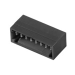Złącze wtykowe do PCB (przyłącze płytki), 320 V, 6 A, Raster w mm: 2.50, Liczba biegunów: 2, Połączenie lutowane THR, skrzynia, SL 2.50/02/90G 3.2SN BK BX