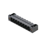 Złącze wtykowe do PCB (przyłącze płytki), 320 V, 27.5 A, Raster w mm: 5.08, Liczba biegunów: 8, Połączenie lutowane THT/THR, skrzynia, SL-SMT 5.08HC/08/90F 3.2SN BK BX