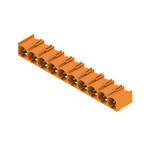 Złącze wtykowe do PCB (przyłącze płytki), 500 V, 27.5 A, Raster w mm: 7.62, Liczba biegunów: 10, Połączenie lutowane THR, skrzynia, SL 7.62HP/10/270G 3.2SN OR BX