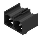 Złącze wtykowe do PCB (przyłącze płytki), 500 V, 27.5 A, Raster w mm: 7.62, Liczba biegunów: 2, Połączenie lutowane THR, skrzynia, SL 7.62HP/02/270G 3.2SN BK BX