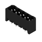 Złącze wtykowe do PCB (przyłącze płytki), 320 V, 27.5 A, Raster w mm: 5.08, Liczba biegunów: 5, Połączenie lutowane THT/THR, skrzynia, SL-SMT 5.08HC/05/180G 3.2SN BK BX