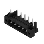 Złącze wtykowe do PCB (przyłącze płytki), 320 V, 27.5 A, Raster w mm: 5.08, Liczba biegunów: 5, Połączenie lutowane THT/THR, skrzynia, SL-SMT 5.08HC/05/270FH 3.2SN BK BX