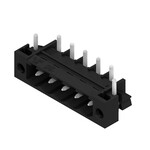 Złącze wtykowe do PCB (przyłącze płytki), 320 V, 27.5 A, Raster w mm: 5.08, Liczba biegunów: 5, Połączenie lutowane THT/THR, skrzynia, SL-SMT 5.08HC/05/270FL 3.2SN BK BX