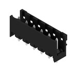 Złącze wtykowe do PCB (przyłącze płytki), 320 V, 27.5 A, Raster w mm: 5.08, Liczba biegunów: 6, Połączenie lutowane THT/THR, skrzynia, SL-SMT 5.08HC/06/180 3.2SN BK BX