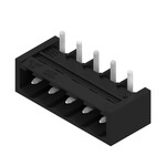 Złącze wtykowe do PCB (przyłącze płytki), 320 V, 27.5 A, Raster w mm: 5.08, Liczba biegunów: 5, Połączenie lutowane THT/THR, skrzynia, SL-SMT 5.08HC/05/270GL 3.2SN BK BX