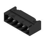 Złącze wtykowe do PCB (przyłącze płytki), 320 V, 27.5 A, Raster w mm: 5.08, Liczba biegunów: 5, Połączenie lutowane THT/THR, skrzynia, SL-SMT 5.08HC/05/90G 3.2SN BK BX